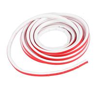 Tira de silicona para puerta en forma de D, rollo de 6 m |Burlete de seguridad e insonorizado de 9x8 mm |Resistente al agua para puertas, marcos de ventanas y armarios