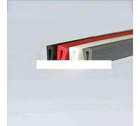 Tira de silicona tipo U para cantos de 1/3/5 m, multicolor, para puerta de coche, selladora protectora de goma para vidrio y panel metálico, anticolisión, GC-01, 6 x 3,0 mm, color rojo, 3,0 m