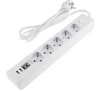 Tira de socket con toma de corriente para USB 4250416341037