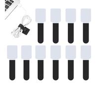 Tira De Sujeción Para Cables - 10 Piezas Tiras Ajustables Reutilizables Resistentes | Organizador De Cables Para Orden Y Gestión,Para Familia, Amigos, Hogar, Oficina, Cocina, Taller, Interior, Bajo Es