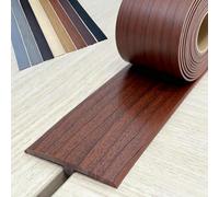 Tira de transición autoadhesiva de PVC en forma de T, impermeable, antideslizante, se puede cortar a medida, perfil de umbral para alfombras, laminados, suelos de azulejos y vinilo, duradera