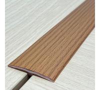 Tira De Transición Autoadhesiva De PVC Moldeado En T,Perfil De Transición Autoadhesivo, Flexible En Forma De T, Tiras De Transición Para Laminados/MDF Y Suel(Size:6.56Ft,Color:Yellow Oak)