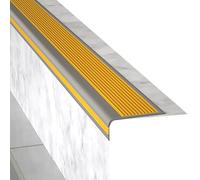 Tira De Transición Autoadhesiva para Escalones, Protector Antideslizante para Bordes De Escalones, Protector De Borde De Escalera De Goma Flexible, Tira Protectora para Orange 5M