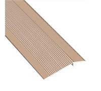 Tira de Transición Autoadhesiva para Suelos, Borde de Alfombra, Umbral de Puerta, Reductor de Rampa de Entrada para Suelos de Vinilo Y Laminados