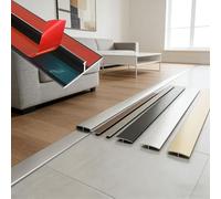 Tira De Transición De Aluminio En Forma De T 3x90cm - Perfil Metálico Para Suelo Y Pared, Autoadhesivo Y Ajustable, Para Interior Y Exterior(Silver,3pcs*90 * 2cm)