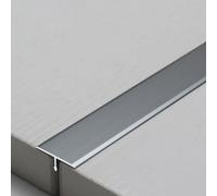Tira de transición de aluminio en forma de T, cubierta de suelo duradera a prueba de humedad, ideal para huecos de suelo, no se deforma fácilmente, perfecta para suelos laminados