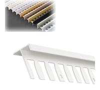 Tira de transición de aluminio gris claro, 3 piezas, borde flexible de 36 pulgadas para madera a suelo, barra de juntas sin costuras, ideal para armarios de cocina (0,8 x 90 cm)