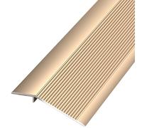 Tira de transición de aluminio para silla de ruedas, rampas de umbral de puerta, borde reductor de borde de azulejos, se adapta a alturas de menos de 2,5 cm, duradera y fácil de instalar