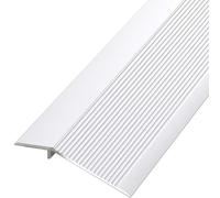 Tira de transición de aluminio para silla de ruedas, rampas de umbral de puerta, borde reductor de borde de azulejos, se adapta a alturas de menos de 2,5 cm, duradera y fácil de instalar