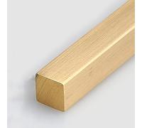Tira de transición de latón for suelos - Tira de 100 cm for cubrir juntas de baldosas a vinilo, fácil de instalar y duradera(10mmx10mm)