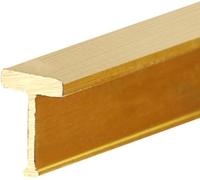 Tira de transición de perfil en T para suelos planos, tira de transición de suelo de latón macizo con superficie cepillada, tira de protección de umbral de 1 m de largo (8 x 5 mm)
