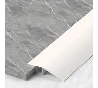 Tira de Transición de Piso de Aluminio, Adecuada para Umbral de Puerta, Rampa, Azulejos, Tarimas de Madera Contrachapada, Puente de Altura entre 0.8-3.5 cm, 2PCS(Apricot Gray,10cm(W))