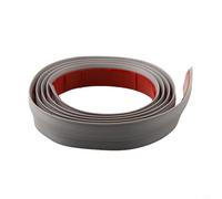 Tira de transición de piso de TPE para transiciones sin costuras de madera dura a alfombra, longitudes de 1 m/2 m/3 m, gris oscuro, antideslizante (2 m)