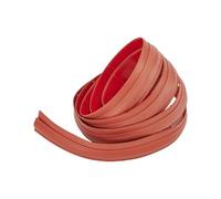 Tira de transición de piso TPE, tira de borde de 2 m x 3 cm para una transición sin costuras y antideslizante entre alfombras, azulejos o laminados, para uso doméstico y comercial (2 m marrón)