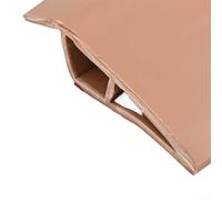 Tira de transición de suelo de 1 m para alfombras y laminados, suelo de PVC para tira de borde de 7 cm de ancho con 20 mm, rampa de umbral flexible para suelos de madera y goma (marrón claro)