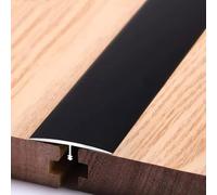 Tira de transición de suelo de aluminio extra ancha, cubierta de hueco de 110 cm para alfombras y azulejos, conector de umbral duradero para suelos lisos, perfecto para renovación del hogar y