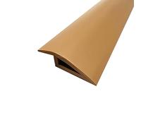 Tira de transición de suelo de PVC autoadhesiva,un borde impermeable for uniones de suelo/alfombra,adecuado for áreas con diferencias de altura de 7 a 15 mm(Brown,7cm)