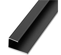 Tira de transición de suelo en forma de F, impermeable, borde de aluminio inoxidable para una instalación de suelos sin costuras