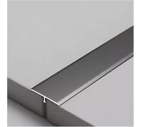 Tira de transición de suelo, moldura de aluminio en T para laminado y azulejos, accesorio de umbral de puerta, duradero y versátil para una transición de suelos sin costuras