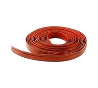 Tira de transición de suelo TPE de 10 m para una transición segura sin costuras entre superficies de suelo, compatible con alfombras de hasta 10 mm de grosor, fácil instalación, gris oscuro