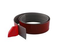 Tira de transición flexible de PVC para el borde del suelo para alfombras de madera dura, 1 metro de largo, 4 cm o 5 cm de ancho, color negro, grano de roble/madera de fresno, rampa de sellado