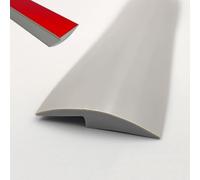 Tira De Transición Flexible Para Suelos 5m 1m Perfil Umbral De Puerta De PVC Autoadhesivo, Reductor De Umbrales Para Suelos Irregulares(Gray,L100cm*W 3.5cm)
