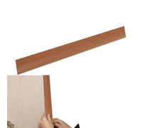Tira de transición para piso, elegante diseño de grano de madera, moldura flexible para el suelo de la puerta, material ligero adhesivo, material impermeable, solución de cobertura para huecos