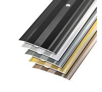 Tira De Transición para Umbral De Puerta De Aluminio De 90 Cm, Perfil De Transición para Suelo Laminado, para Umbrales De Alfombra con Una Altura Inferior A 2 Cm(Iron Grey)