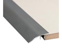 Tira de transición piso, aleación aluminio, for rampas entrada, baldosas y transiciones umbral pisos laminados, que cubre espacios altura 0,2 a,5 pulgadas(Gray)