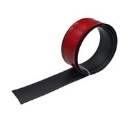 Tira De Transición Piso PVC Autoadhesiva 1,57 Pulgadas Ancho | Diseño de vetas de madera, decoración de bordes, umbral de separación de puertas(Black,5M_40MM)