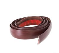 Tira de transición plana de PVC de 2 m para protección de bordes de suelos laminados, proporcionando una conexión fiable y sin costuras entre diferentes tipos de suelos (roble rojo)