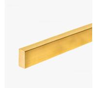 Tira de transición rectangular extra estrecha de latón