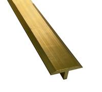 Tira de Transición Tira de Transición Plana de Latón en Forma de T Dorada, Tira de Umbral de Puerta de Madera para Tejar, Barra de Transición del Borde de La Pared del Piso/Tiras de Cubierta de Huecos