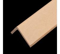 Tira de umbral autoadhesiva, paquete de 10 tiras de cartón para umbrales, protector de esquinas de borde adhesivo, 1 m, varios tamaños (grosor: 3 mm, ancho x alto: 4 x 4 cm)