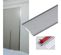 Tira De Umbral Autoadhesivo De Aluminio Para Suelo, Perfil De Transición, Tiras De Moldura De Puerta, Tapajuntas Suelo, Cubrecantos, 1 Pieza, 90 Cm De Longitud(Gun Gray,3.3cm/1.29in)