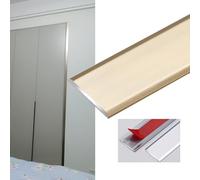Tira De Umbral Autoadhesivo De Aluminio Para Suelo, Perfil De Transición, Tiras De Moldura De Puerta, Tapajuntas Suelo, Cubrecantos, 1 Pieza, 90 Cm De Longitud(Gold,5cm/1.96in)
