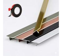 Tira De Umbral De Aluminio En T, Perfil De Remate Metálico Robusto Para Suelos, Junta De Dilatación Para Parquet Y Cerámica, 270cm Acabado Profesional Resistente Al Desgaste(White,3pcs*90 * 5cm)