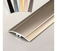 Tira De Umbral De Aluminio Para Puertas, Tira De Transición De Piso, Floor Transition Strip Para Juntas Entre Suelo Y Baldosa(Rose gold,5cmx110cm/43.3in)