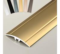 Tira De Umbral De Aluminio Para Puertas, Tira De Transición De Piso, Floor Transition Strip Para Juntas Entre Suelo Y Baldosa(Gold,4cmx145cm/57.1in)