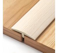 Tira de umbral de perfil en T de 90 cm, 3 piezas de PVC para exteriores para un fácil acceso entre s, abeto plateado h