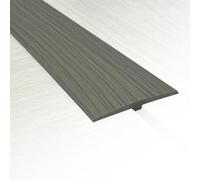 Tira de umbral de Puerta de Piso, Perfil De Transición de Autoadhesivo, Fácil De Limpiar, Ideal Para Rellenar Espacios Y Reformar El Hogar Sin Juntas(Gray,5cm/0.16Ft x 1m/3.28Ft)