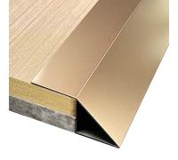 Tira de umbral de puerta, moldura de transición de suelo de aluminio para azulejos a madera dura, rampas de entrada para pasarela lisa