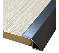 Tira de umbral de puerta, moldura de transición de suelo de aluminio para azulejos a madera dura, rampas de entrada para pasarela lisa
