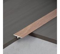 Tira De Umbral Para Pisos Y Baldosas De Madera, Perfil De Transición Para Piso Con Moldura En T, Tira De Transición Para Eliminar Juntas Tarima(Natural wood,2.5cm/0.98in)