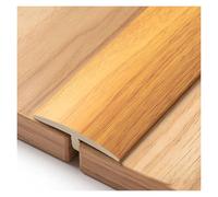 Tira de umbral puerta con diseño veta madera, ideal for unir huecos en el suelo, cubiertas, alfombras y azulejos(Yellow)