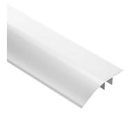Tira de umbral transición aluminio for suelo, moldura for puerta, tira remate duradera for suelo/Negro/L 145 cm (Dorado, L 125 cm)(Silver,L 115Cm)