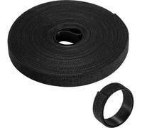 Tira de Velcro Organizadora de Cables Ewent EW1563 Hook & Loop Reutilizáveis 15mm 10 metros Preta