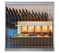 Tira de vinilo de PVC impermeable para puerta, tiras de puerta industriales amarillas para fábricas, almacenes, mercados, resistente, Ilat, ahorro de energía, fácil instalación