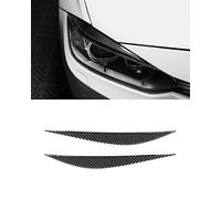 Tira decorativa de cejas de faros de coche de fibra de carbono Real para BMW F32 F33 F36 (2012-2019), F80 M3 F82 F83 M4 (2014-2016)