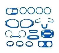 Tira decorativa panel interior coche Kit De Decoración Interior Coche, Cubierta Salida Aire Para Jeep, Para Wrangler JL, Para Gladiator JT 2018, 2019, 2020, 2021, 2022, 2023, 20 Uds(Blue)